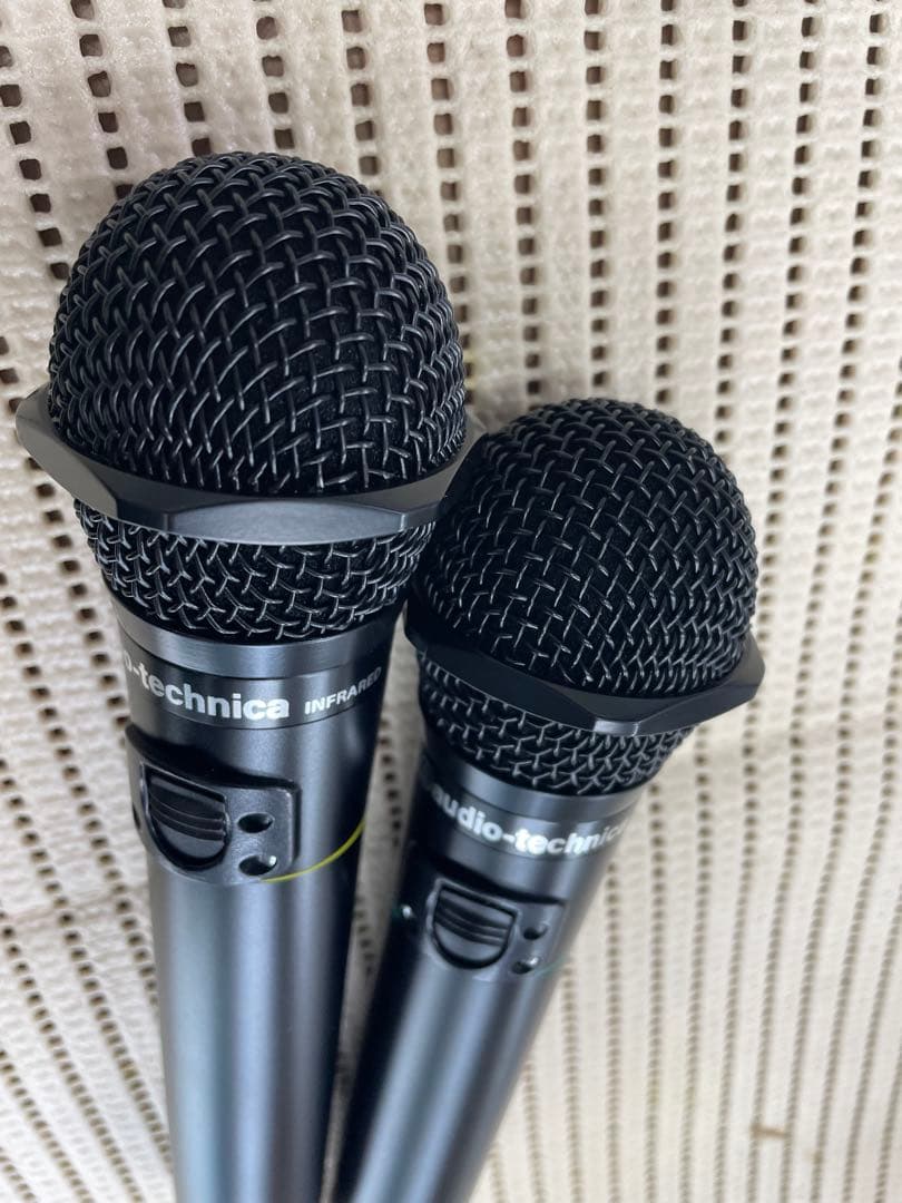 audio-technica赤外線ワイヤレスマイク 2本セット