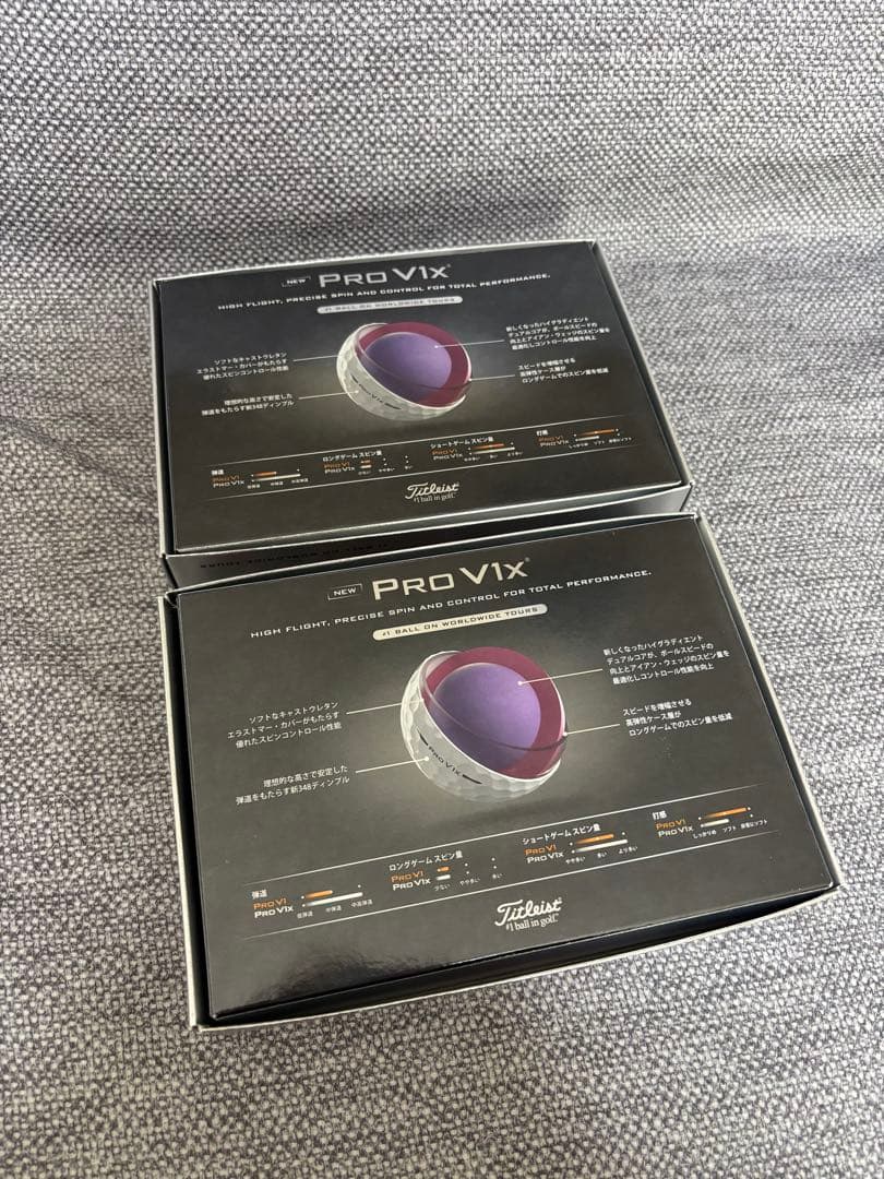 Titleist Pro V1x 2025年モデル 1ダース+3スリーブ