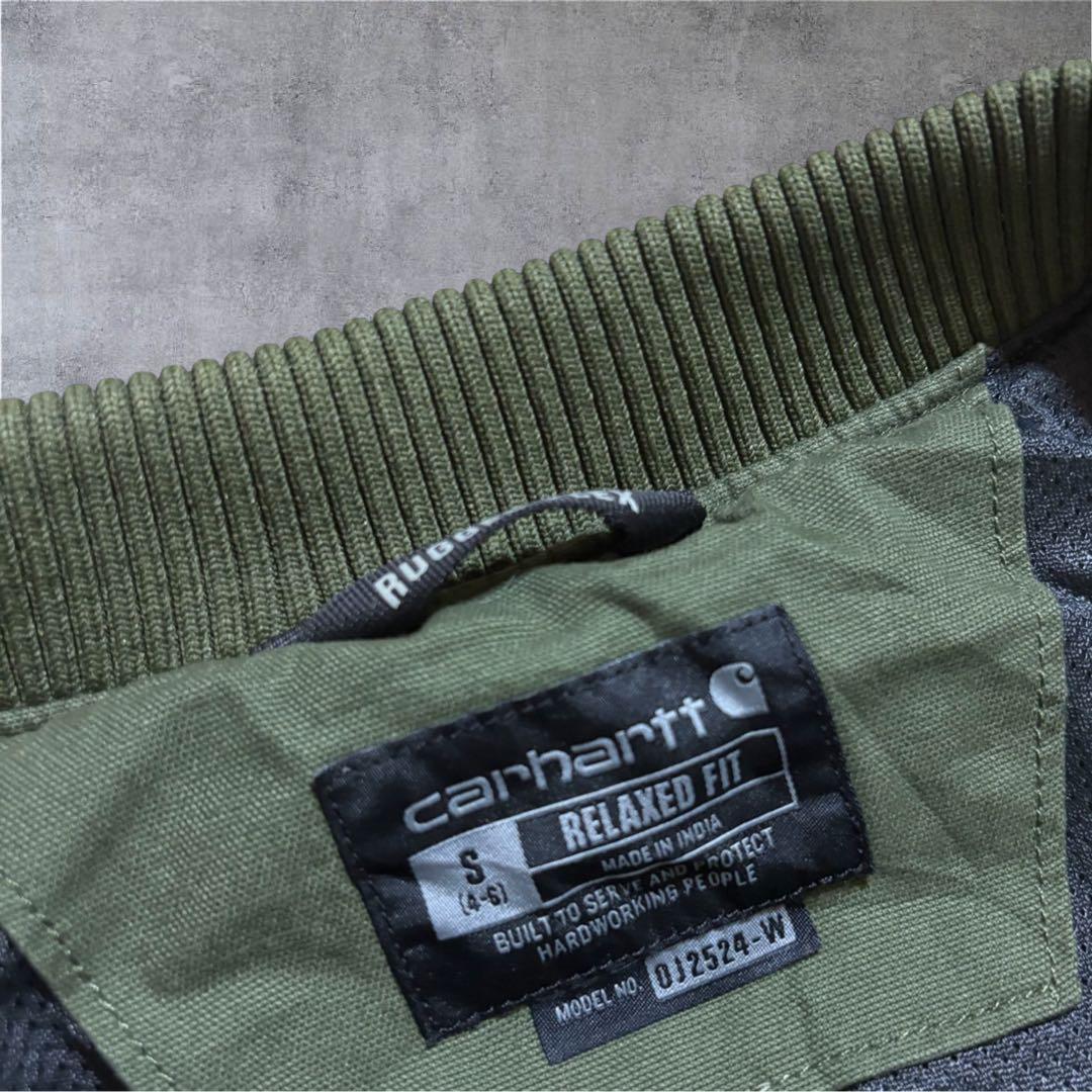 【M55】Carharttリラックスフィットボンバージャケットフルジッブカーキ