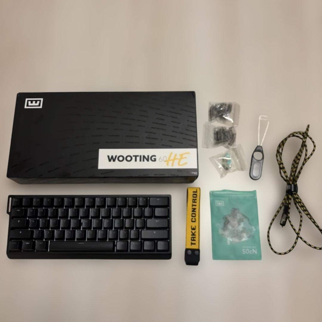 Wooting 60HE 50cNスプリングに交換済み