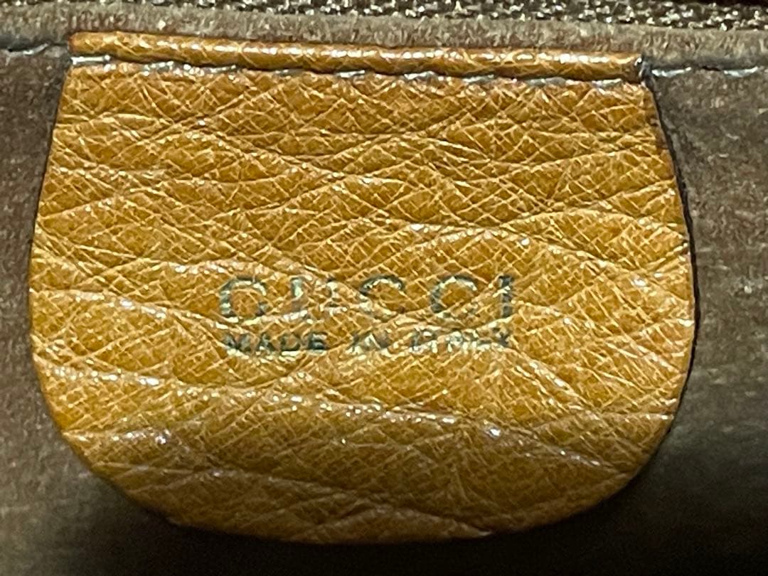 GUCCIオーストリッチレザー ショルダーバッグ ハンドバッグ
