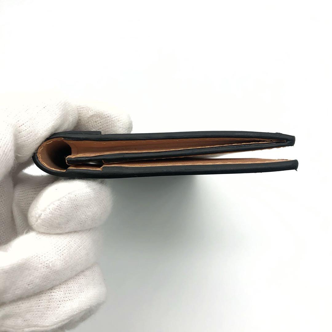 未使用✨大峡製鞄　コードバン　二つ折り長財布 メンズ
