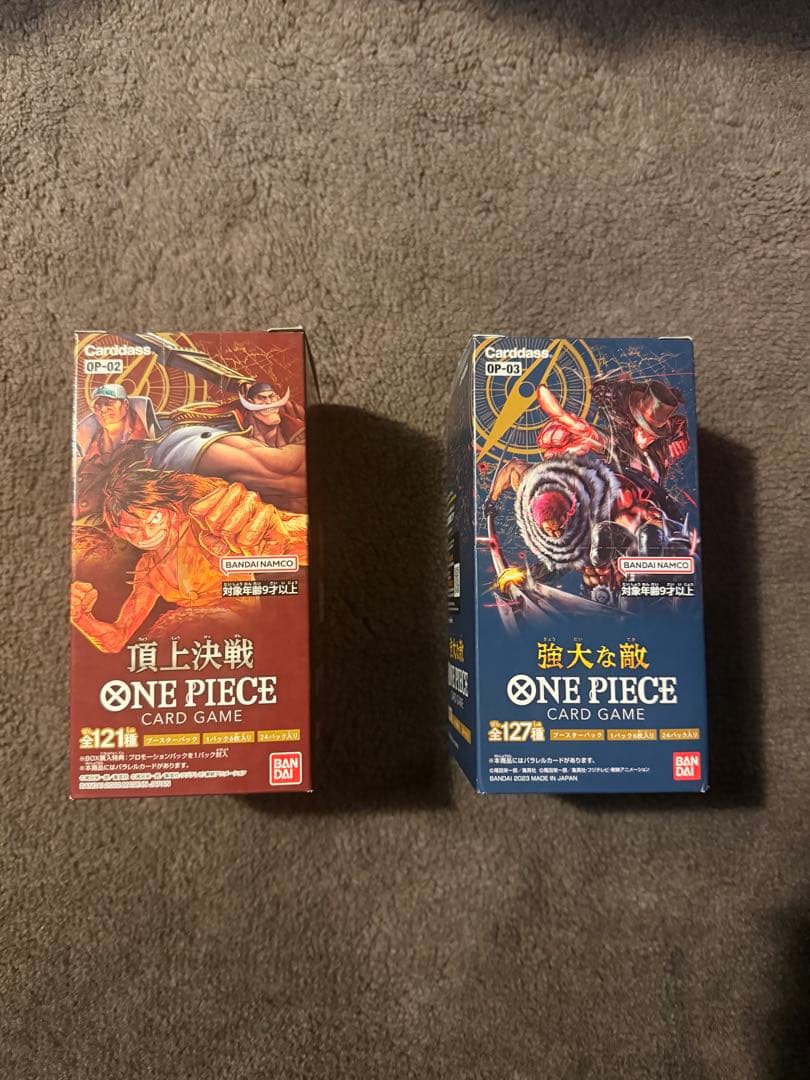 ワンピースカード　頂上決戦　強大な敵BOX テープ有