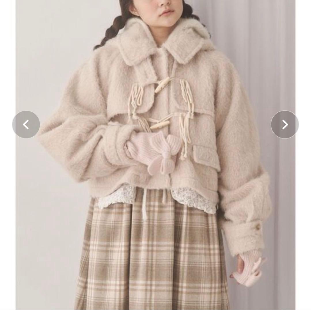 新品milk shaggy Duffle Coat ミルクシャギーダッフルコート