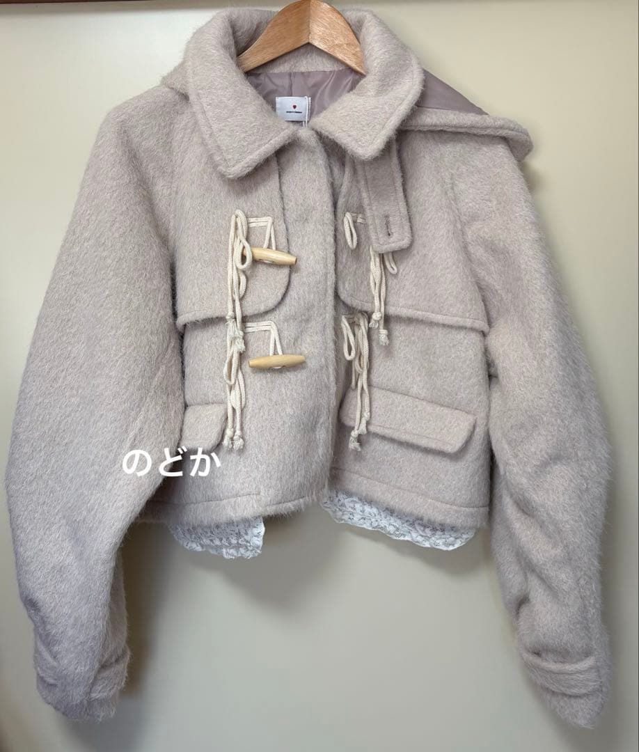 新品milk shaggy Duffle Coat ミルクシャギーダッフルコート