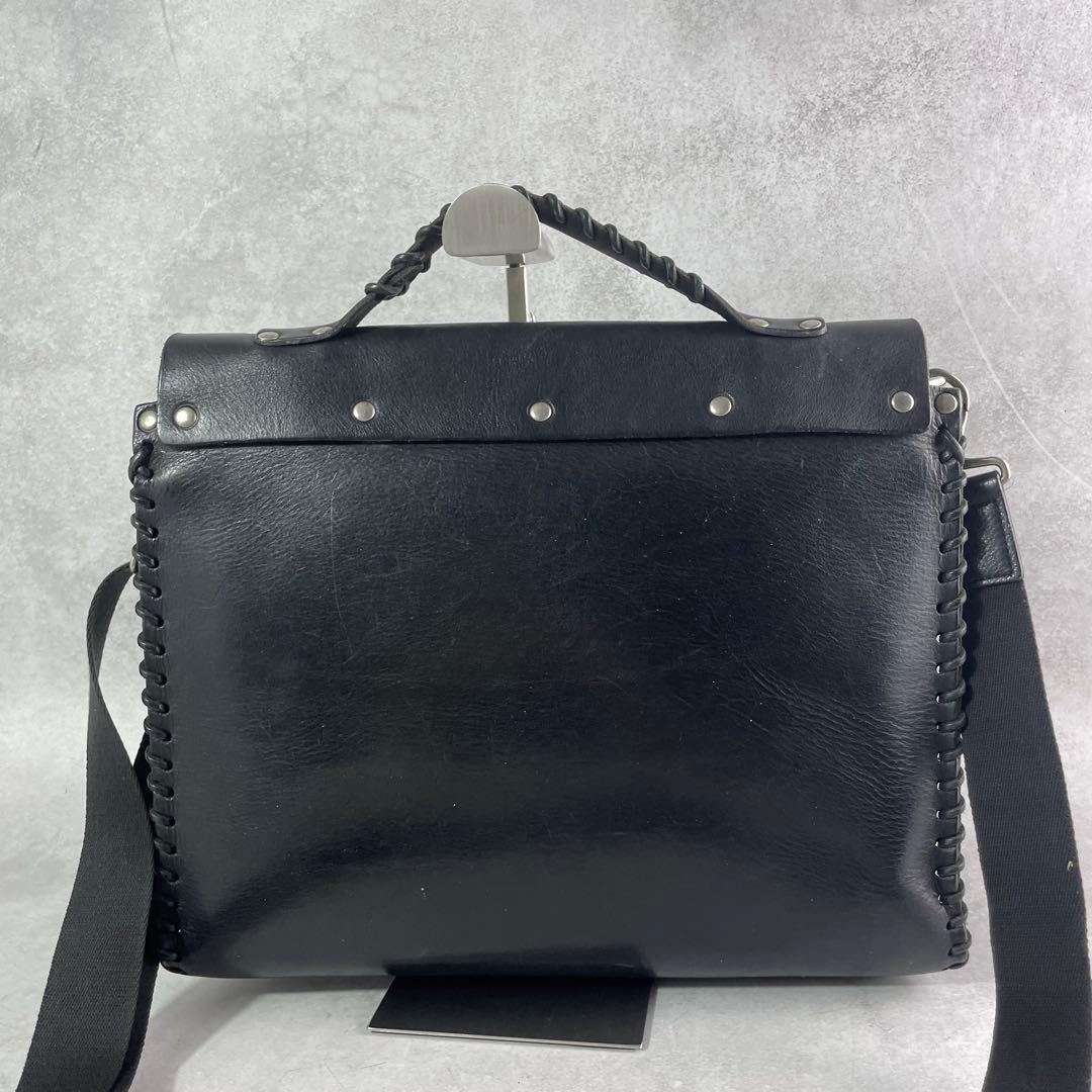 入手困難✨ dean jd ビジネスバッグ メッセンジャーバッグ レザー 黒色