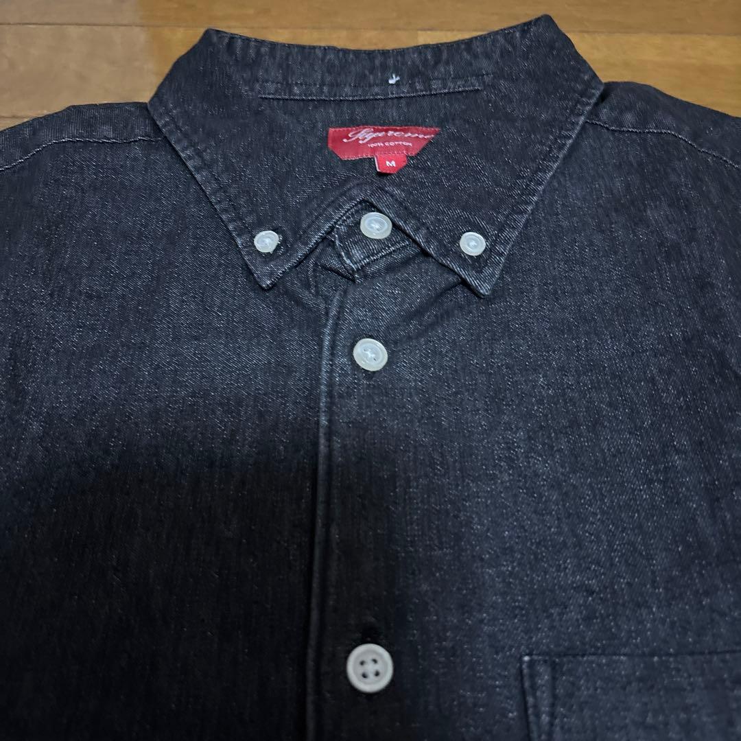人気　Supreme EMBOSS DENIM ボタンダウンシャツ
