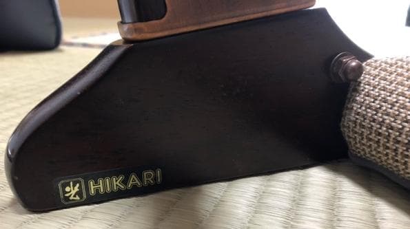 座椅子　木製　2点セット　ブラウン