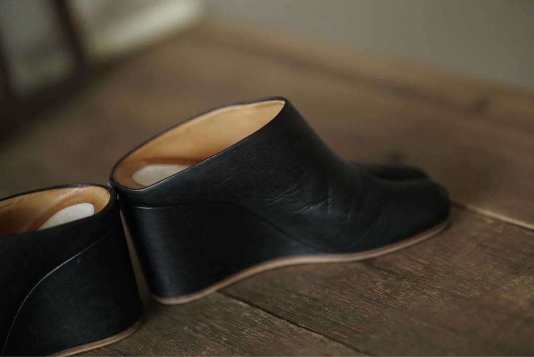 メゾンマルタンマルジェラ ウェッジソール タビ ミュール パンプス サボ