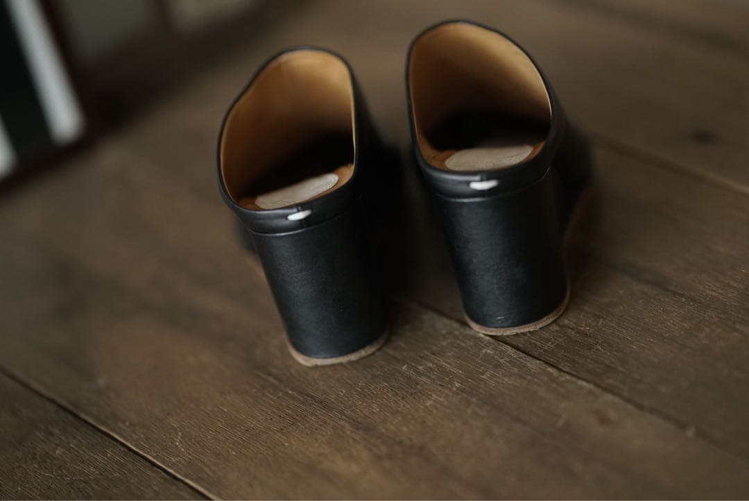 メゾンマルタンマルジェラ ウェッジソール タビ ミュール パンプス サボ