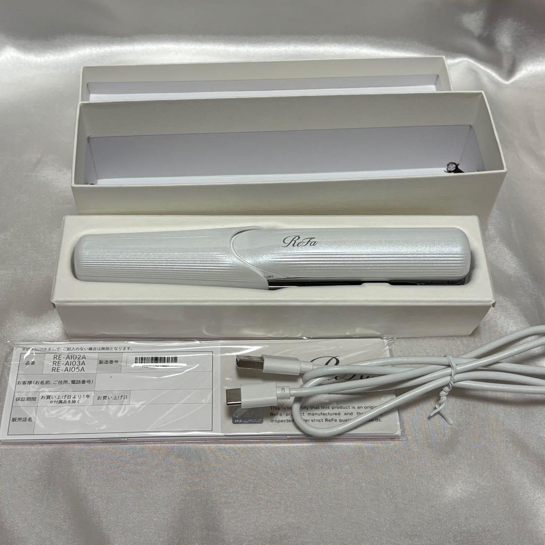 ReFa ヘアアイロン フィンガーアイロン ホワイト