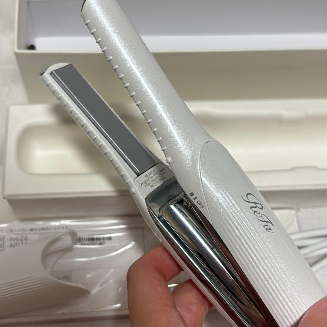 ReFa ヘアアイロン フィンガーアイロン ホワイト