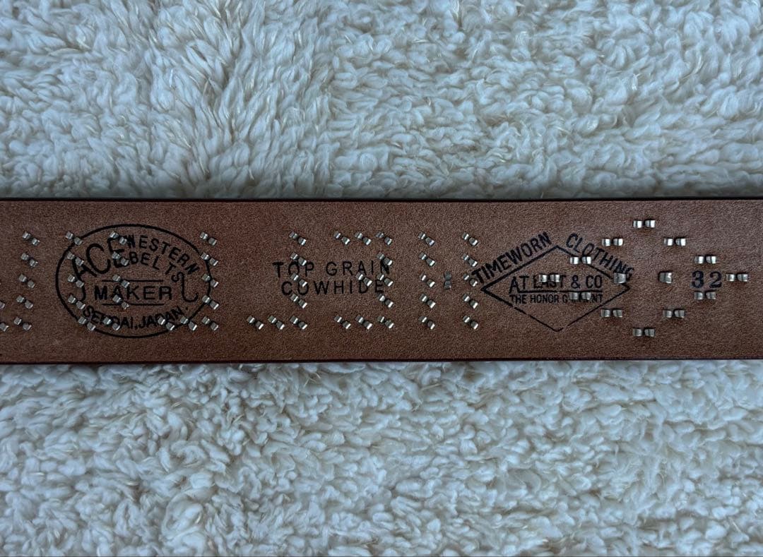 【未使用に近い】Atlast&co aceウエスタンHELLUVARIDE 32