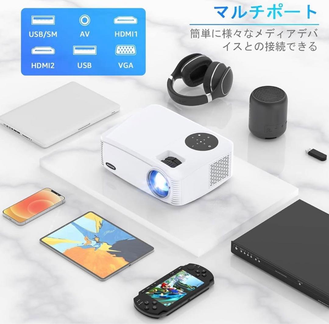 ロジェクター2025進級版 高輝度22000LM 4k対応 WiFi