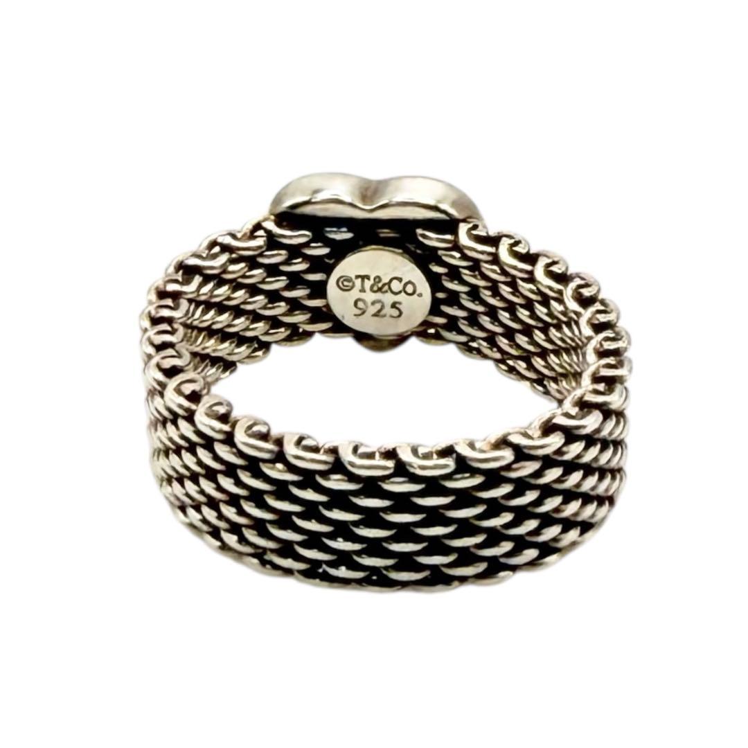 Tiffany & Co. サマセット　ハートリング 925シルバー　15号