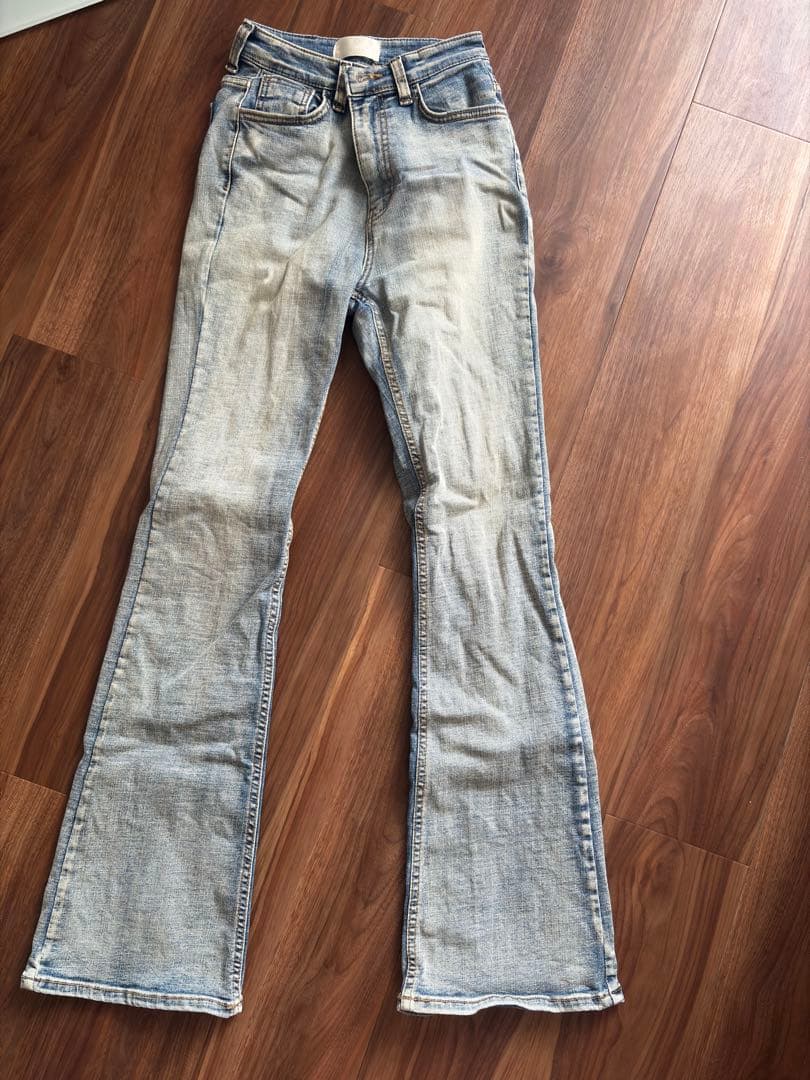 パンツ yilon SEMI FLARE DENIM