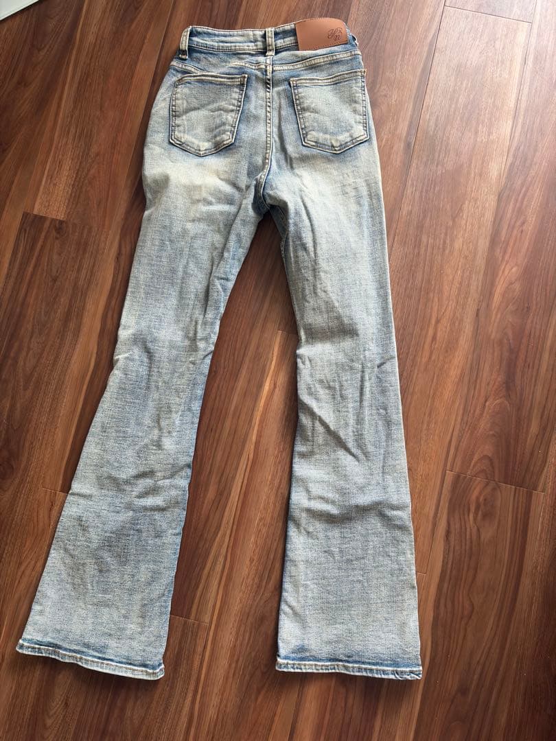 パンツ yilon SEMI FLARE DENIM