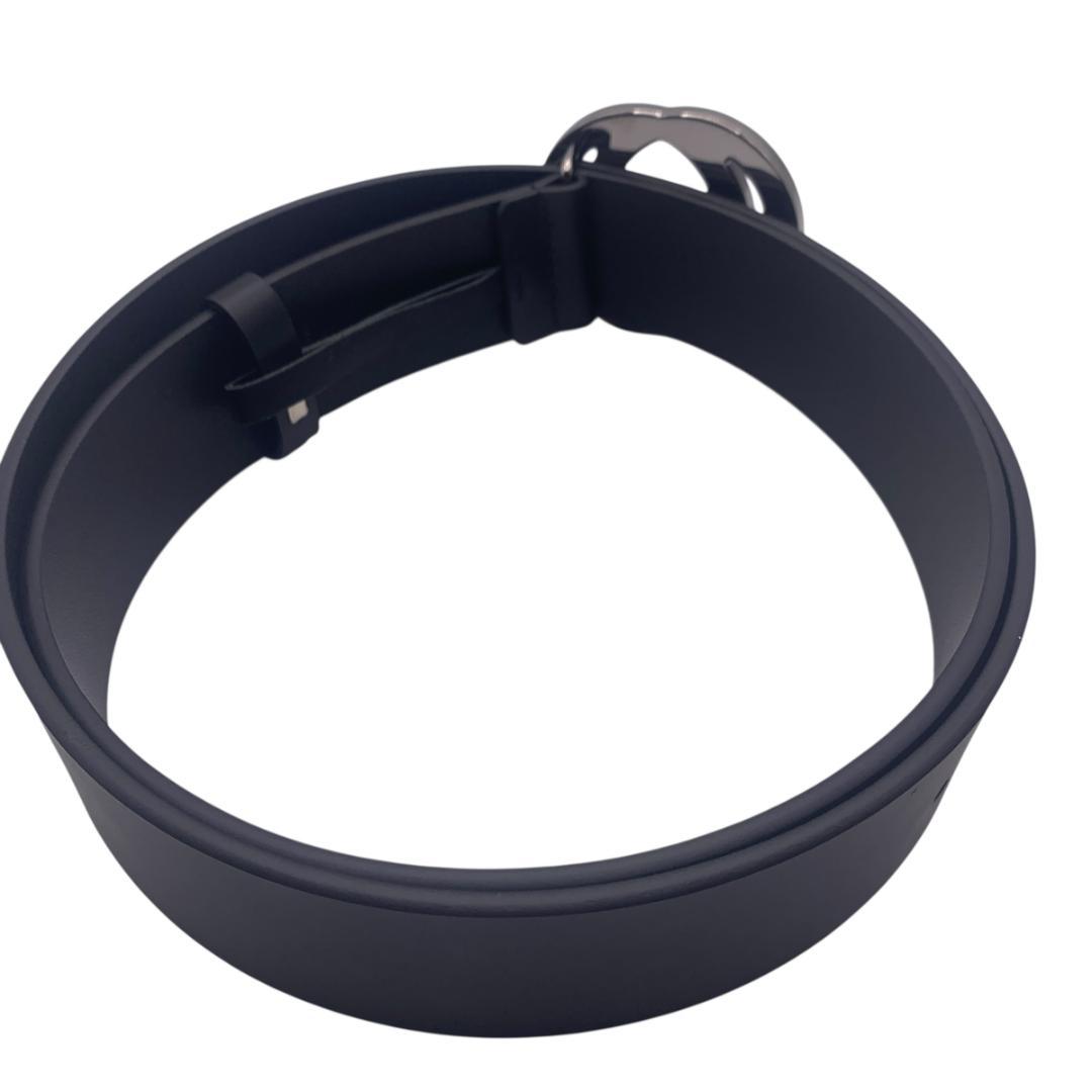 美品★gucci グッチ　ベルト　92-102cm （バックル　暗めシルバー）