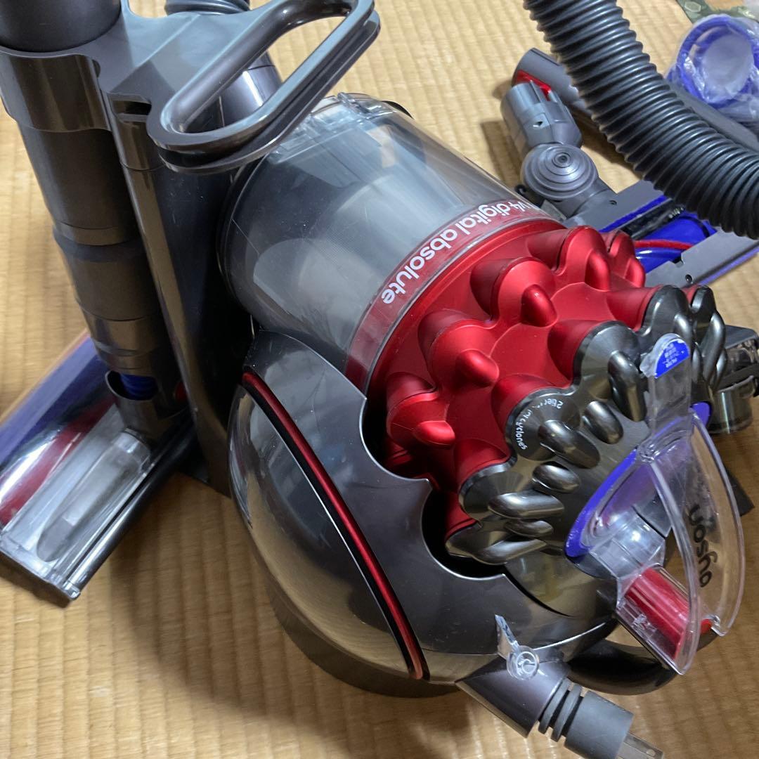 DysonV4掃除機　サテンレッド　シルバー