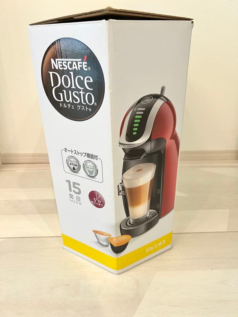 【新品未使用】ネスカフェ ドルチェグスト ジェニオ2 プレミアムワインレッド