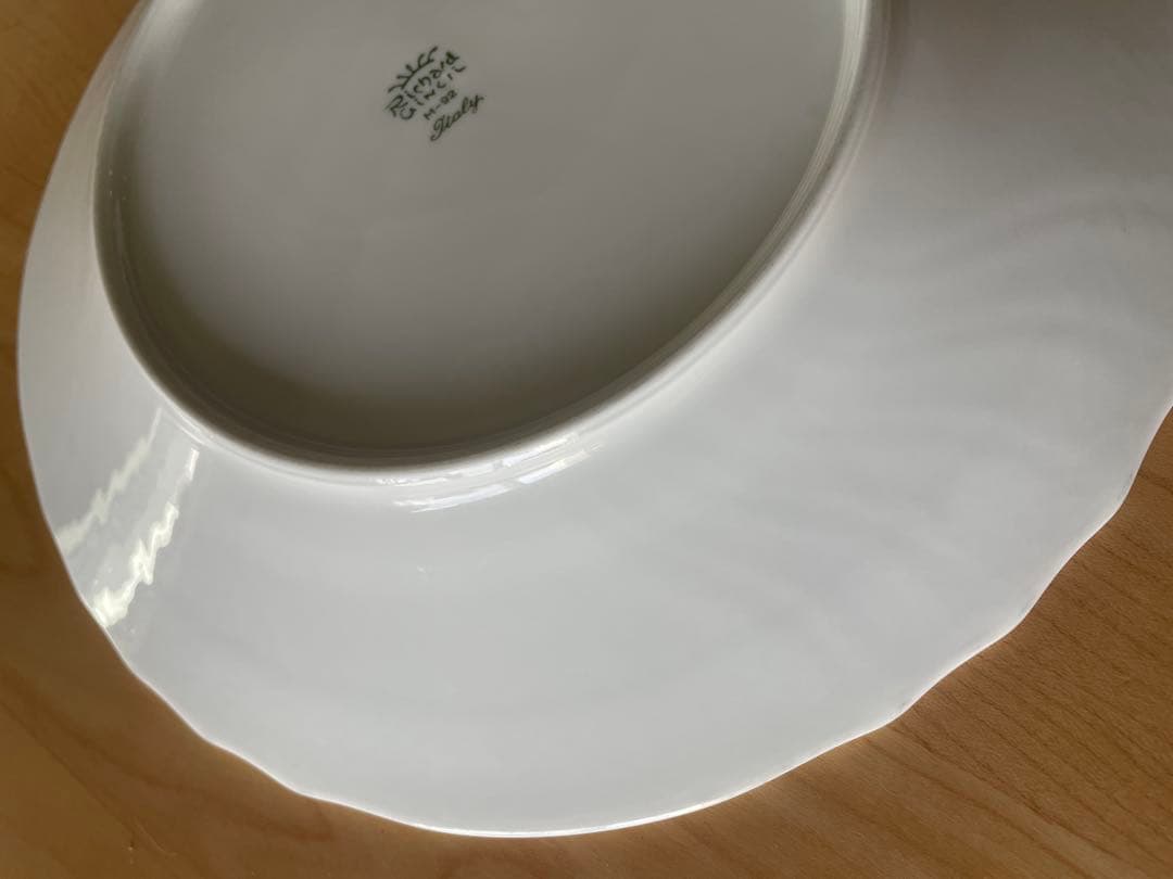 ジノリ　ベッキオホワイト　ディナープレート26cm×5