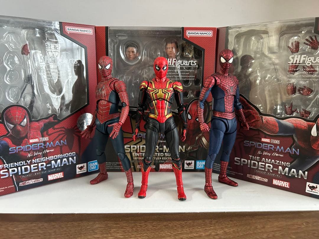 SH Figuarts スパイダーマン ノーウェイホームセット+おまけ
