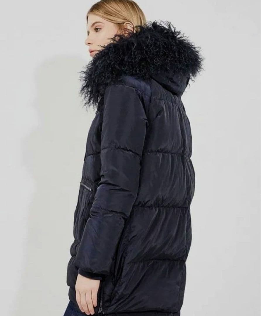 Max&Coダウンジャケット　ネイビー　38