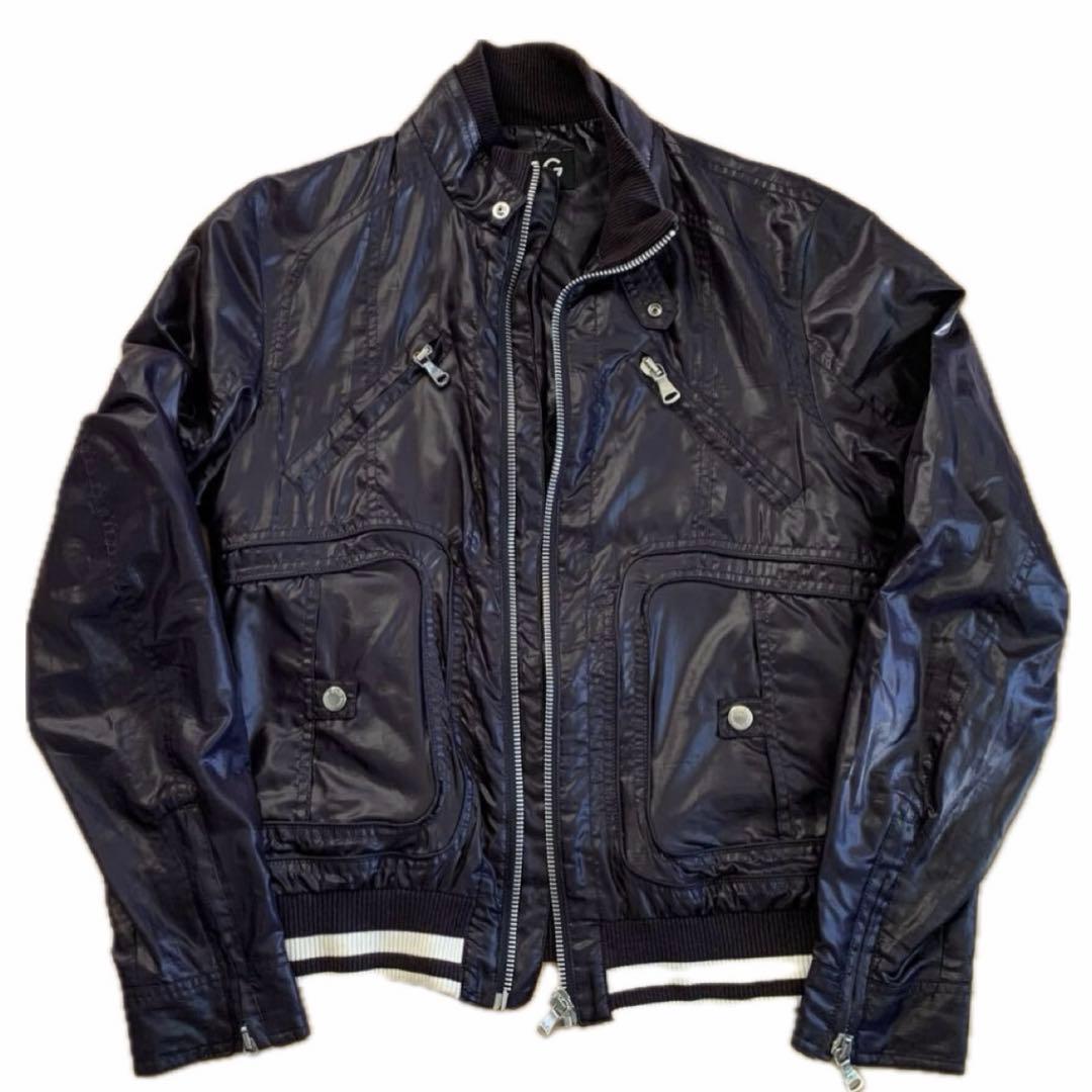 ジャケット・アウター D&G DARK PURPLE NYLON BLOUSON JACKET