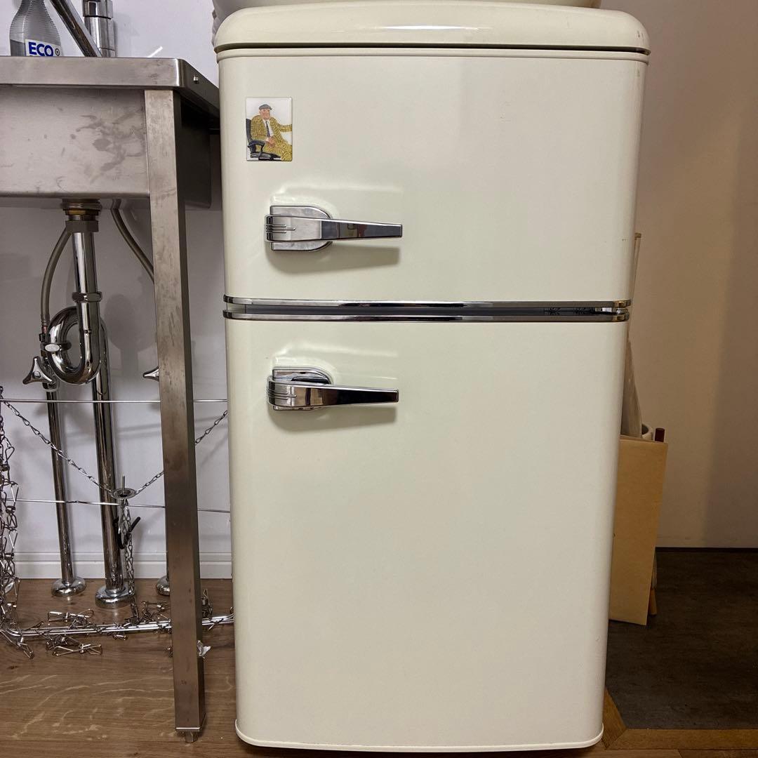 【美品！！✨】アイリスプラザ 冷蔵庫 81L ホワイト