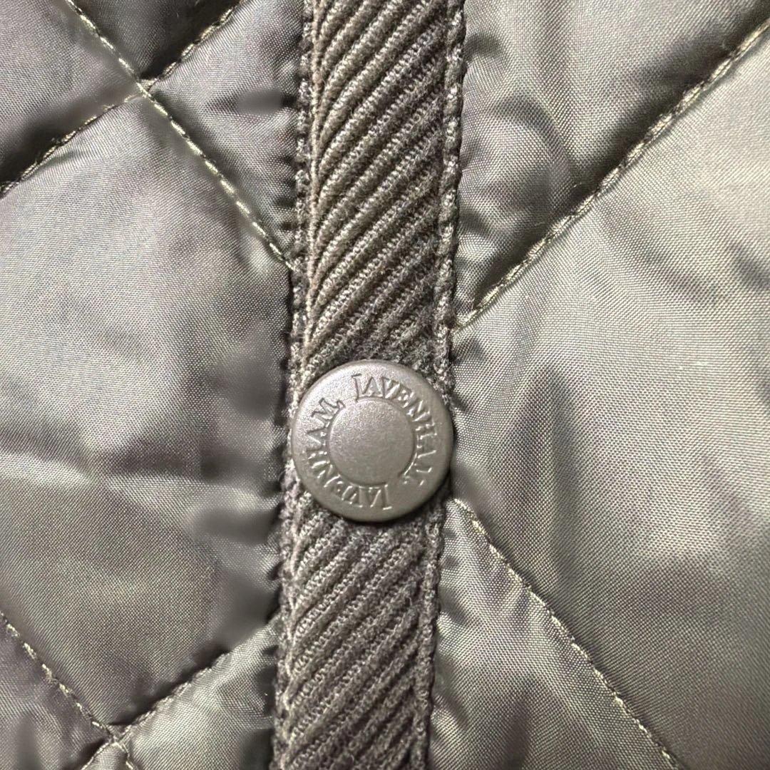 LAVENHAM ラベンハム キルティングベスト オリーブカラー 40