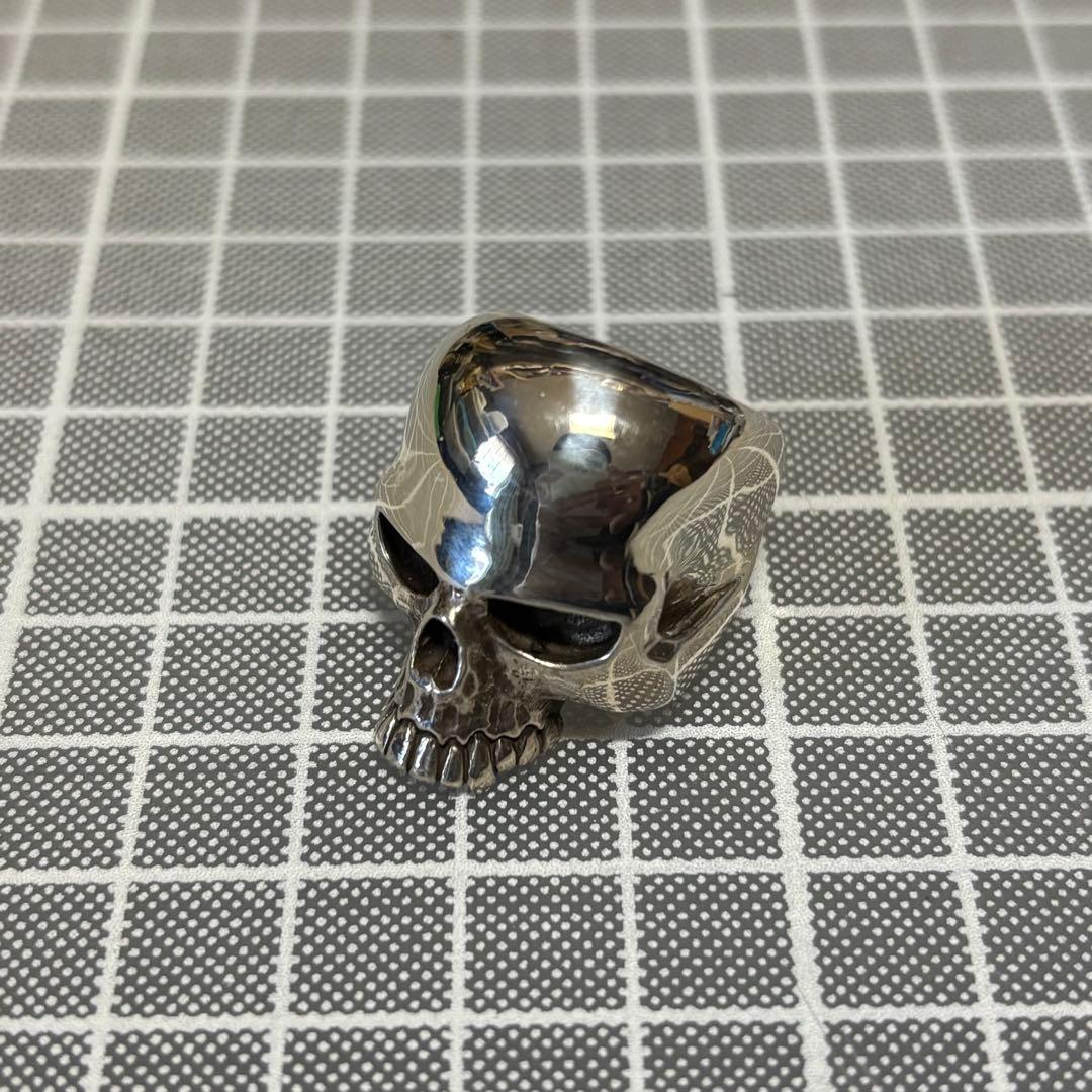 CRAZY PIG クレイジーピッグ ラージエビルスカル リング シルバー925