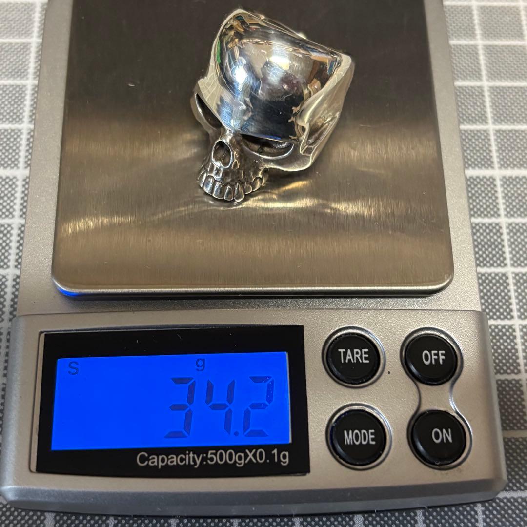 CRAZY PIG クレイジーピッグ ラージエビルスカル リング シルバー925