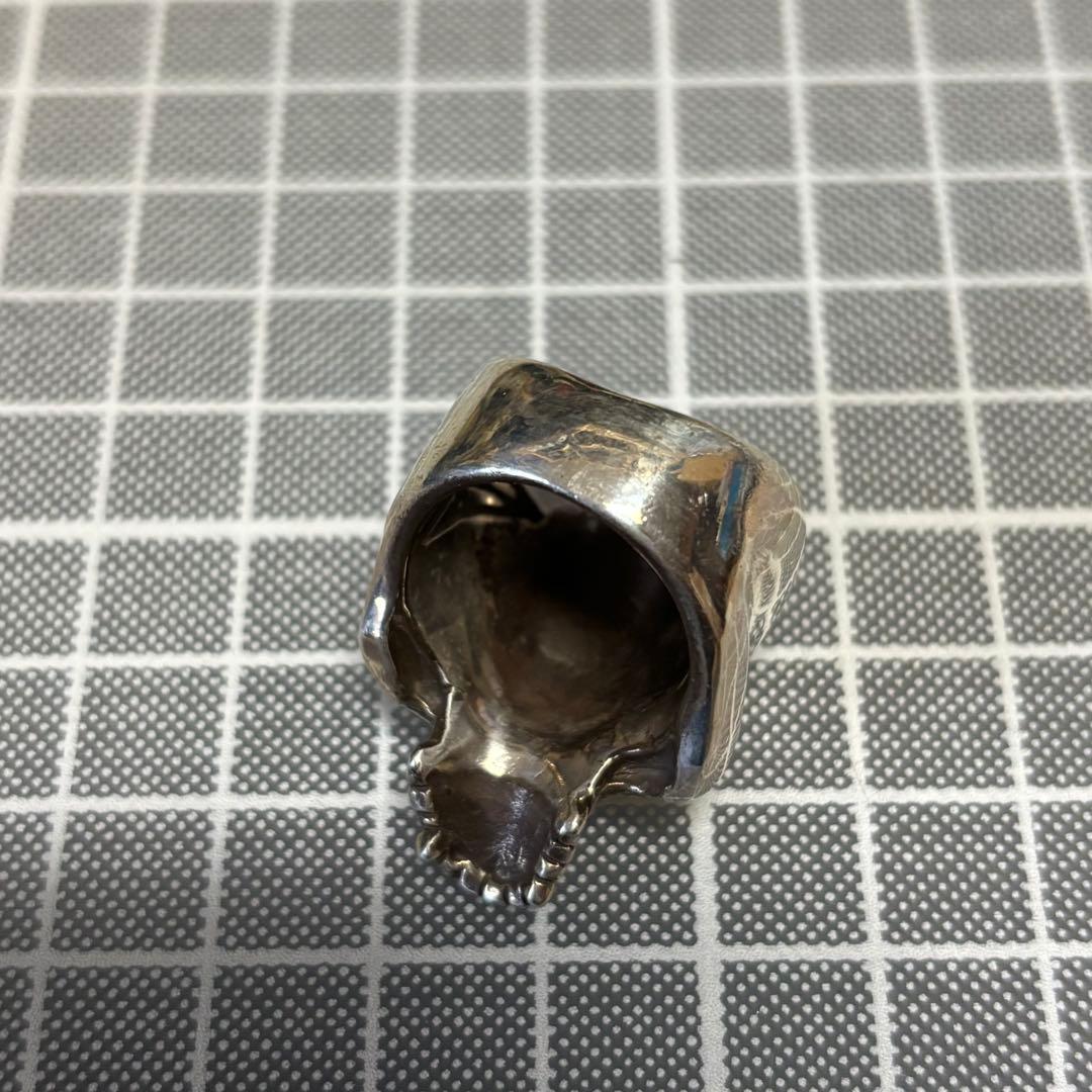 CRAZY PIG クレイジーピッグ ラージエビルスカル リング シルバー925