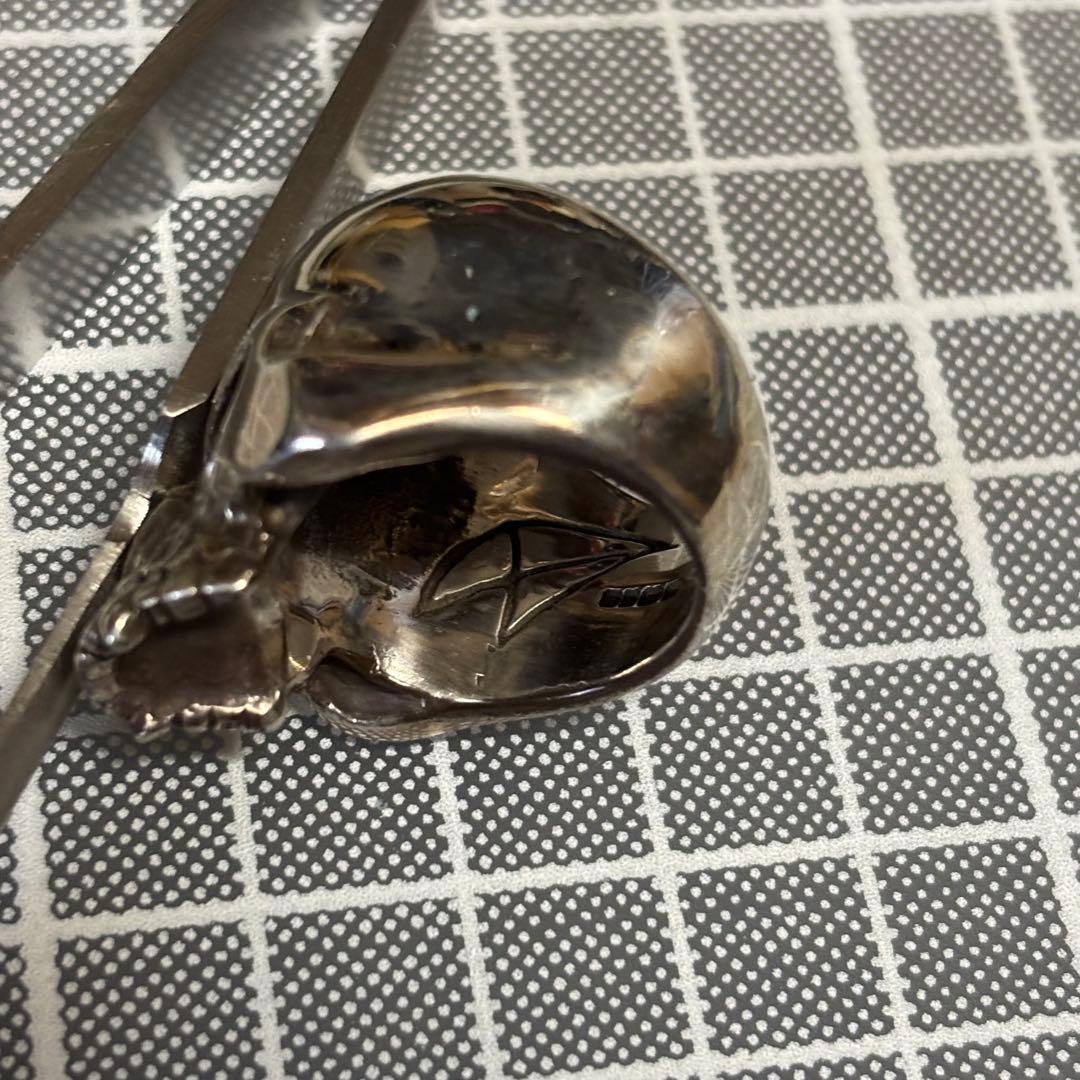 CRAZY PIG クレイジーピッグ ラージエビルスカル リング シルバー925