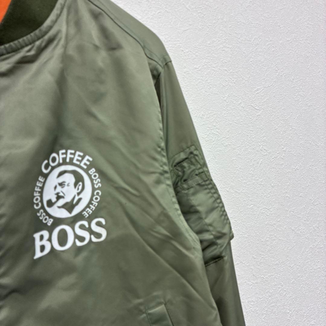 BOSS オリーブ色 ジャケット　FREE ◇45