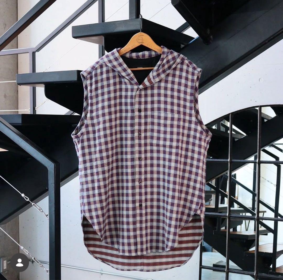 トップス ensou. Sleeveless Hoodie Shirt