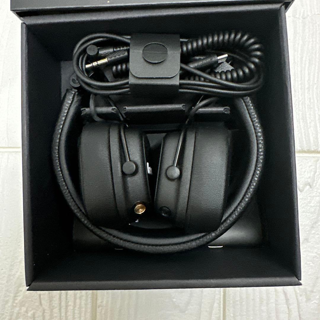 Marshall ワイヤレスオンイヤーヘッドホン Major V ブラック