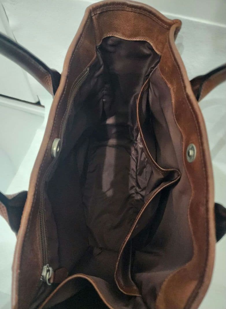 万双 シモーネ サンタフェトートM ダークブラウン トートバッグ ビジネスバッグ