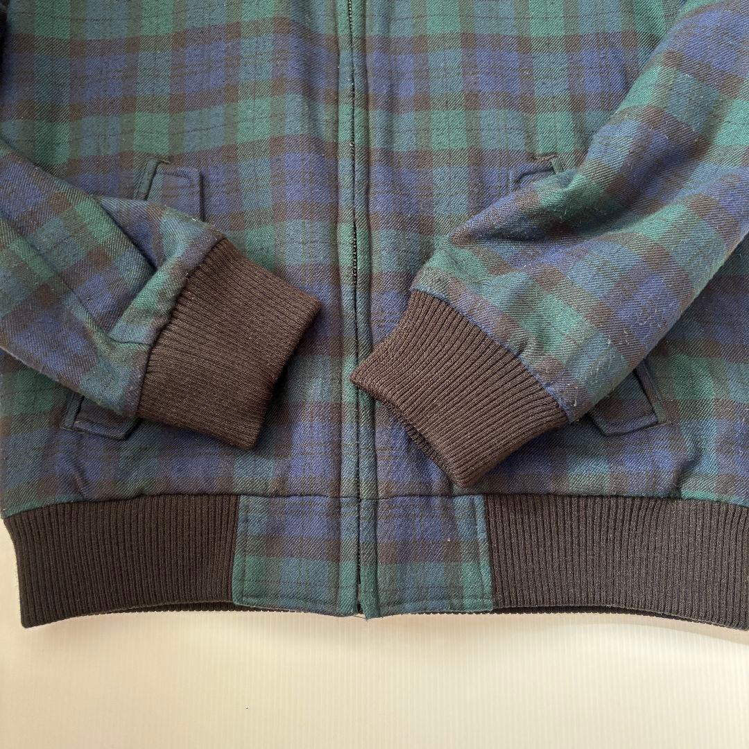 【美品】フレッドペリー　キルティングジャケット　チェック　リバーシブル　Sメンズ
