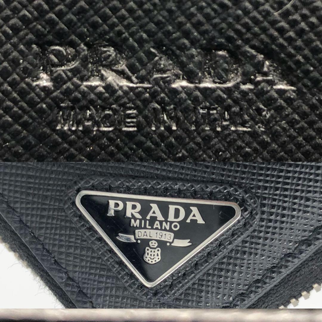 極美品✨プラダ　 サフィアーノレザー　長財布 ラウンドファスナー