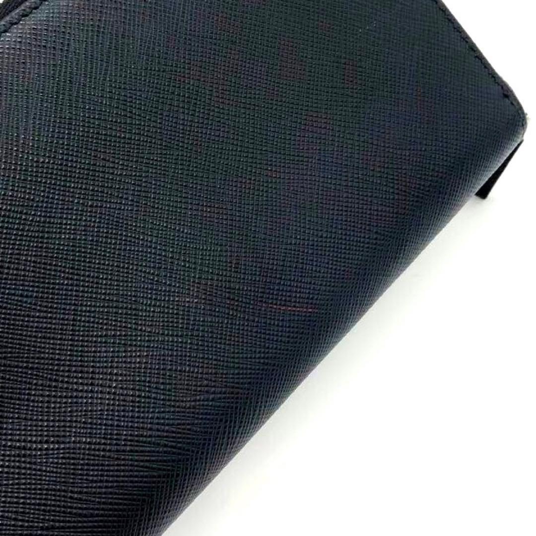 極美品✨プラダ　 サフィアーノレザー　長財布 ラウンドファスナー