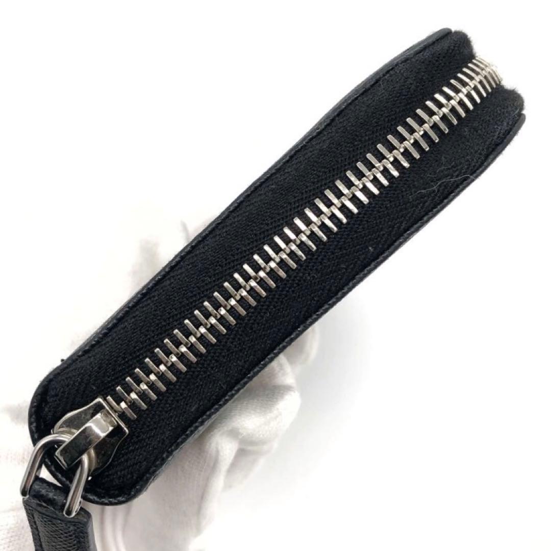 極美品✨プラダ　 サフィアーノレザー　長財布 ラウンドファスナー