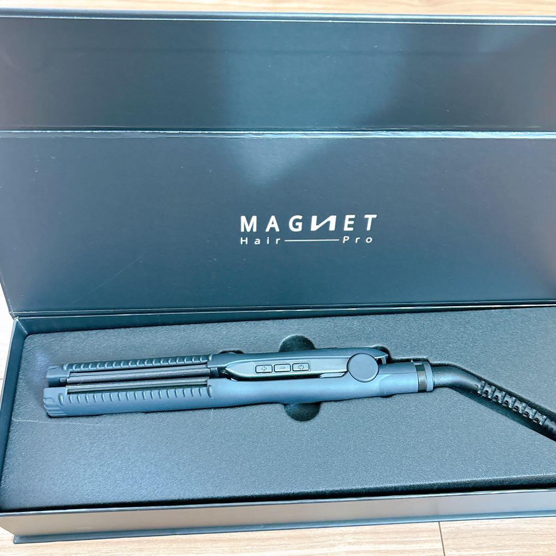 【美品】マグネットヘアプロ ストレートアイロン（ブラック）