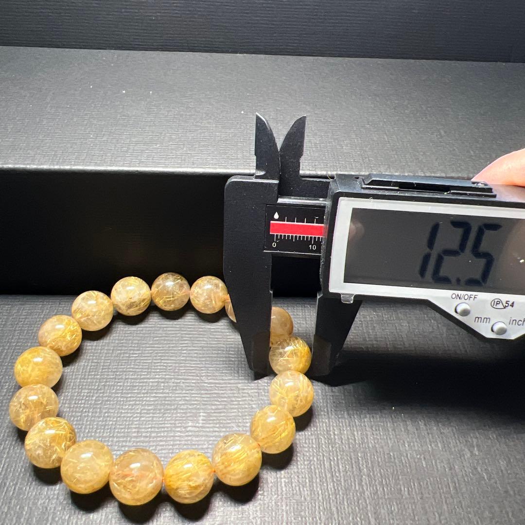 の*の様 ゴールドルチル/タイガールチル/約12.5mm/内径17cm/ブラジル