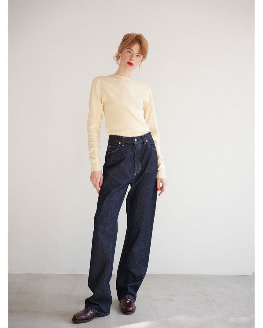 ★美品★シンゾーン shinzone MARILYN DENIM ネイビー 32