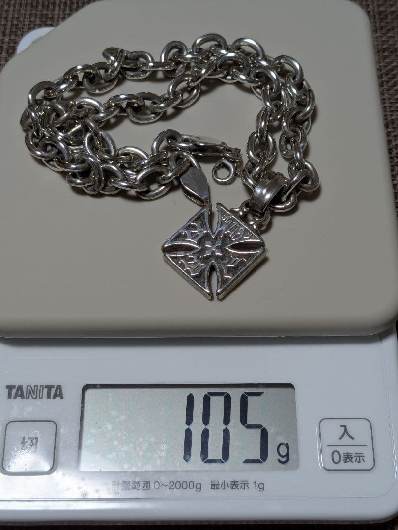 ビルウォールレザー 20周年記念　ネックレス 極太