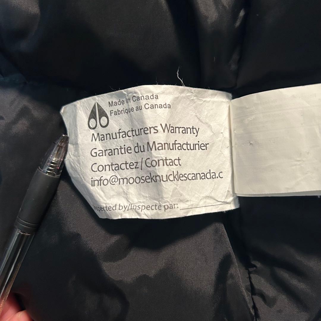 R*読様 MOOSE KNUCKLES white long down jack