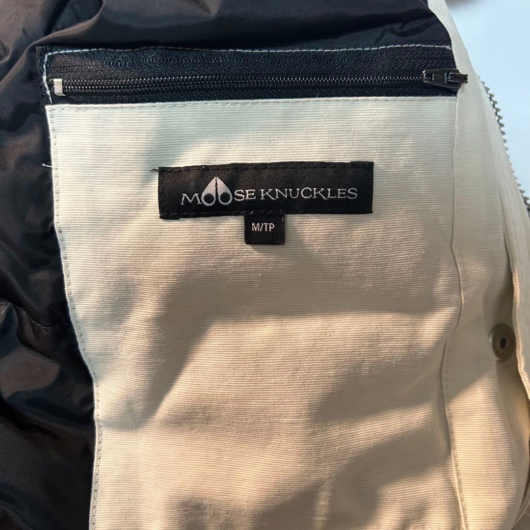 R*読様 MOOSE KNUCKLES white long down jack