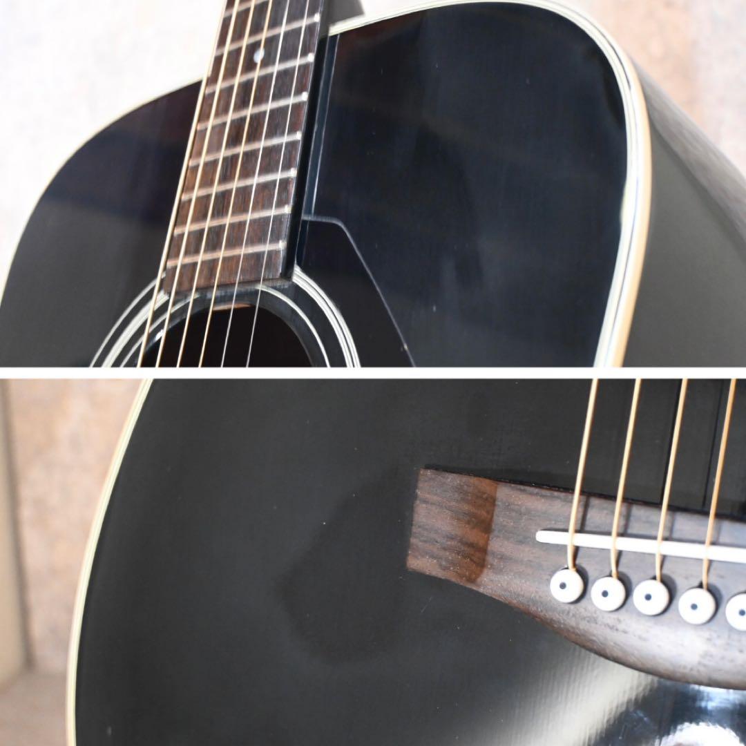 【整備・清掃・弦交換済】YAMAHA FG-412 BL アコギ ブラック 黒