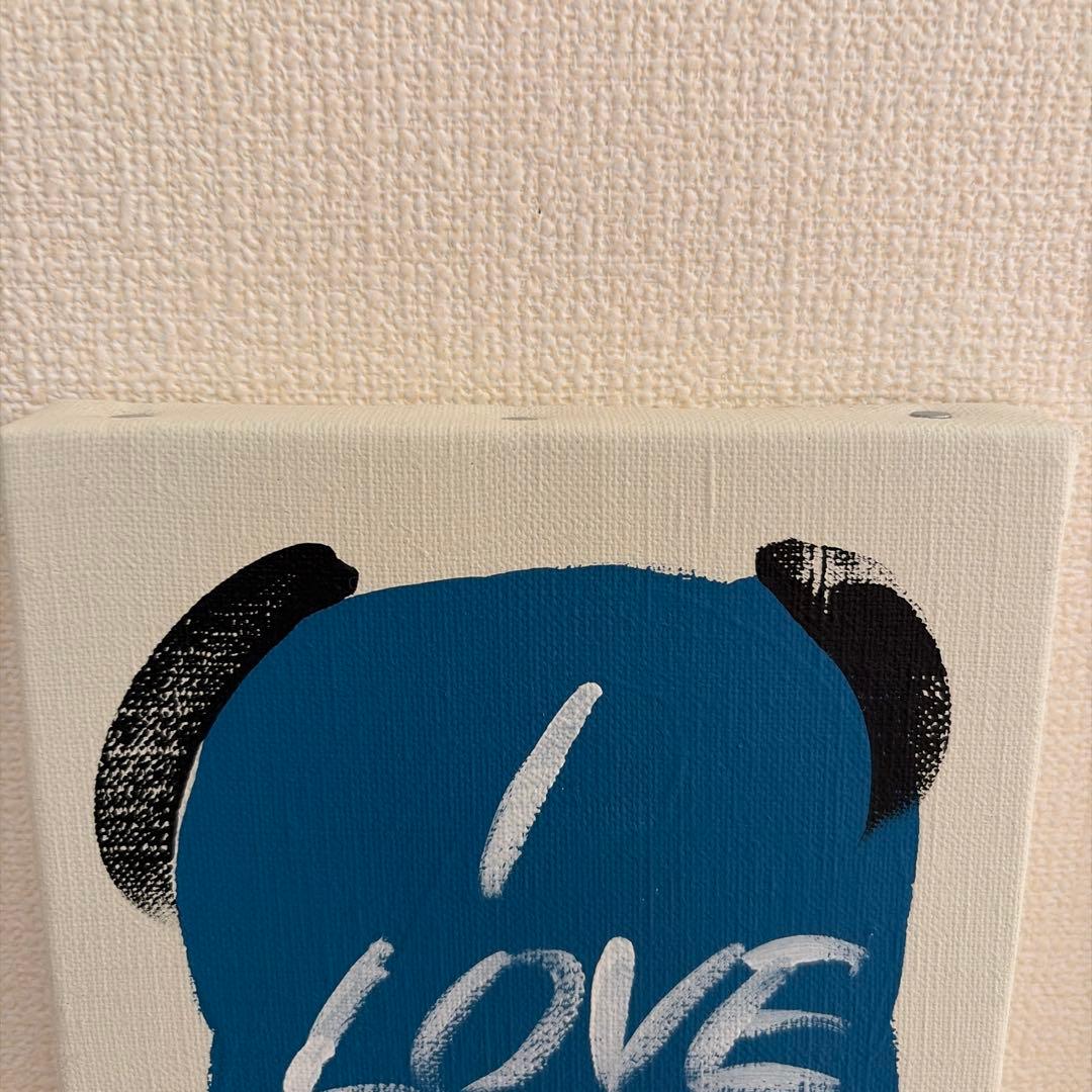 lee izumida アート i love you 原画 キャンバス